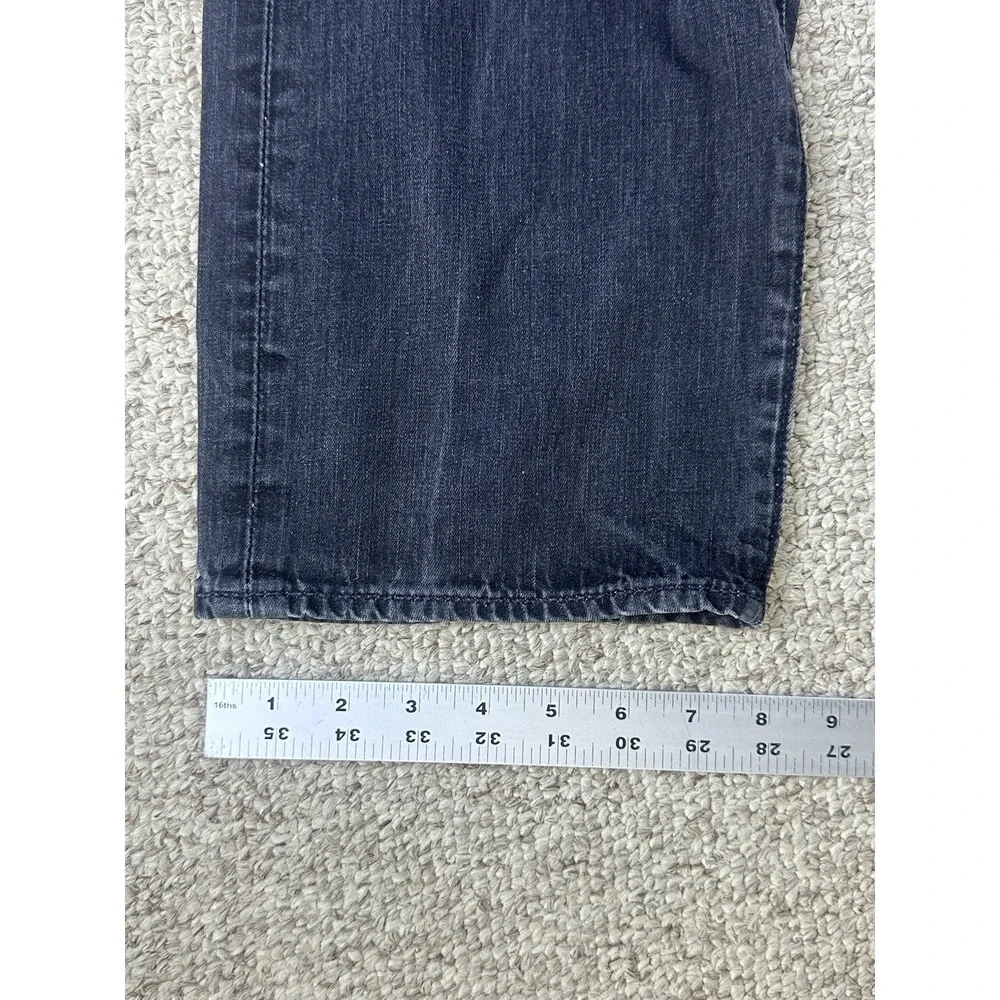 Levi's 501 Button Fly Straight Leg Jeans Men's Size 38x34(Actual 36x30) Black